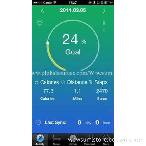 Wristband Pedometer, Track your Sleep, Activity, Calories and Body Fat Burned